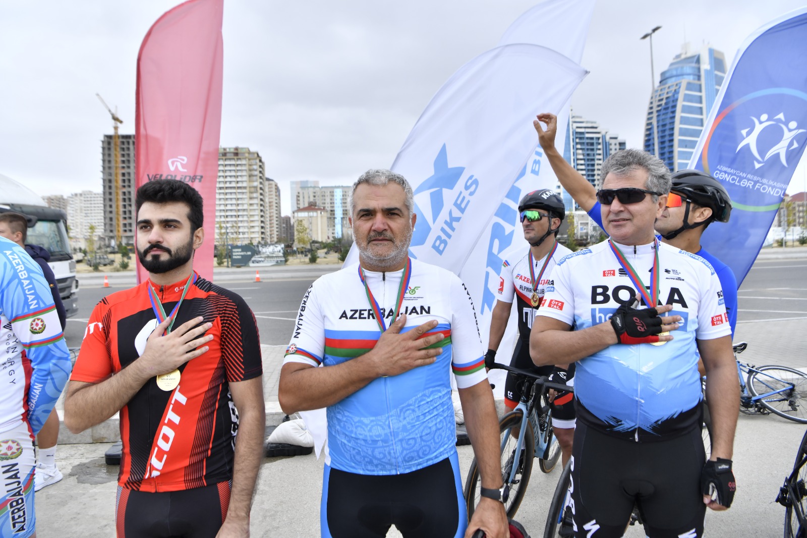 Həvəskar velosipedçilər arasında “Sürətlə pedalla” adlı yarış keçirilib